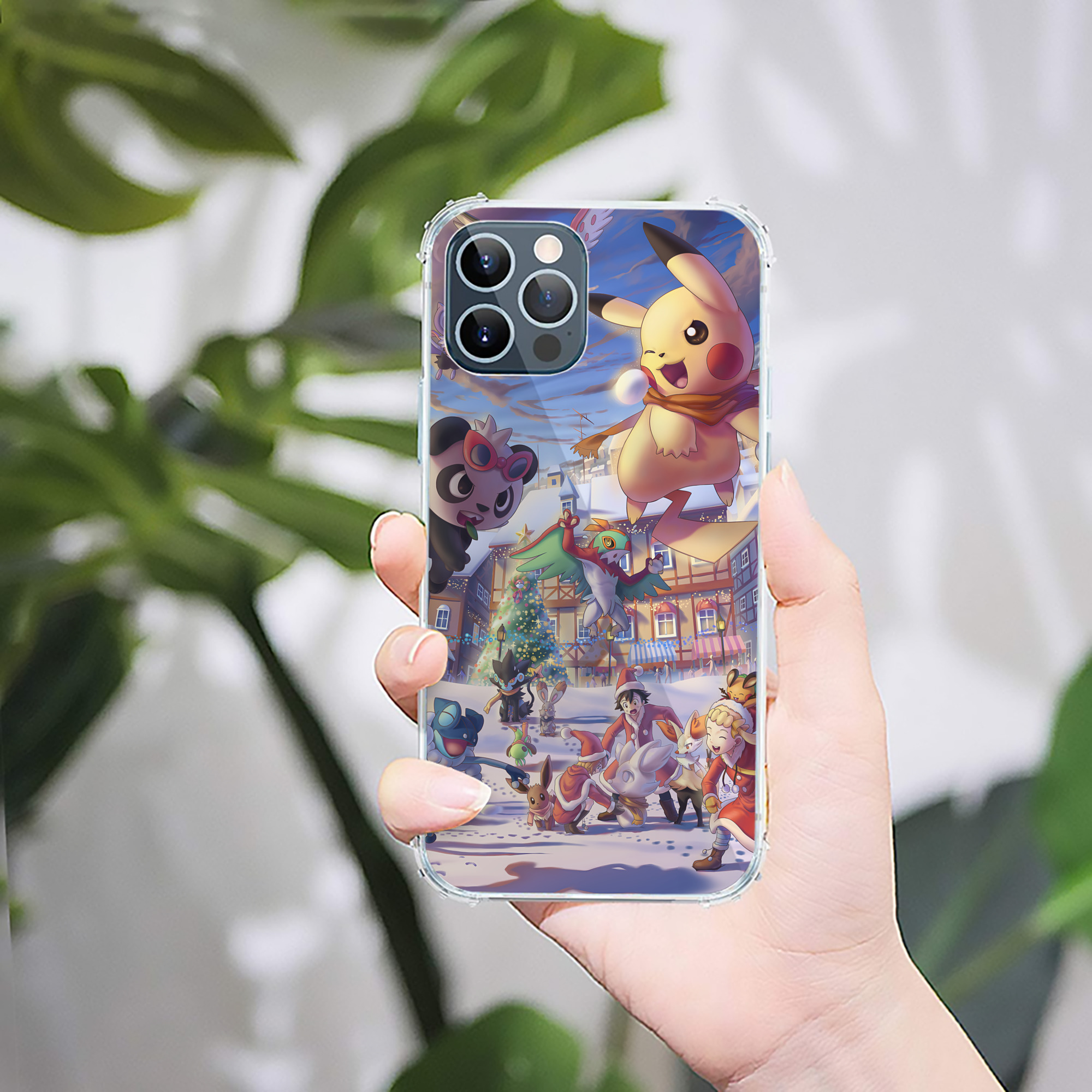 （画像用） ポケットモンスター Pokémon 【iPhone 12シリーズ対応】透明スマホケース（クリアソフトケース）